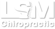 LSM Chiropractic of New Glarus Logo White Version